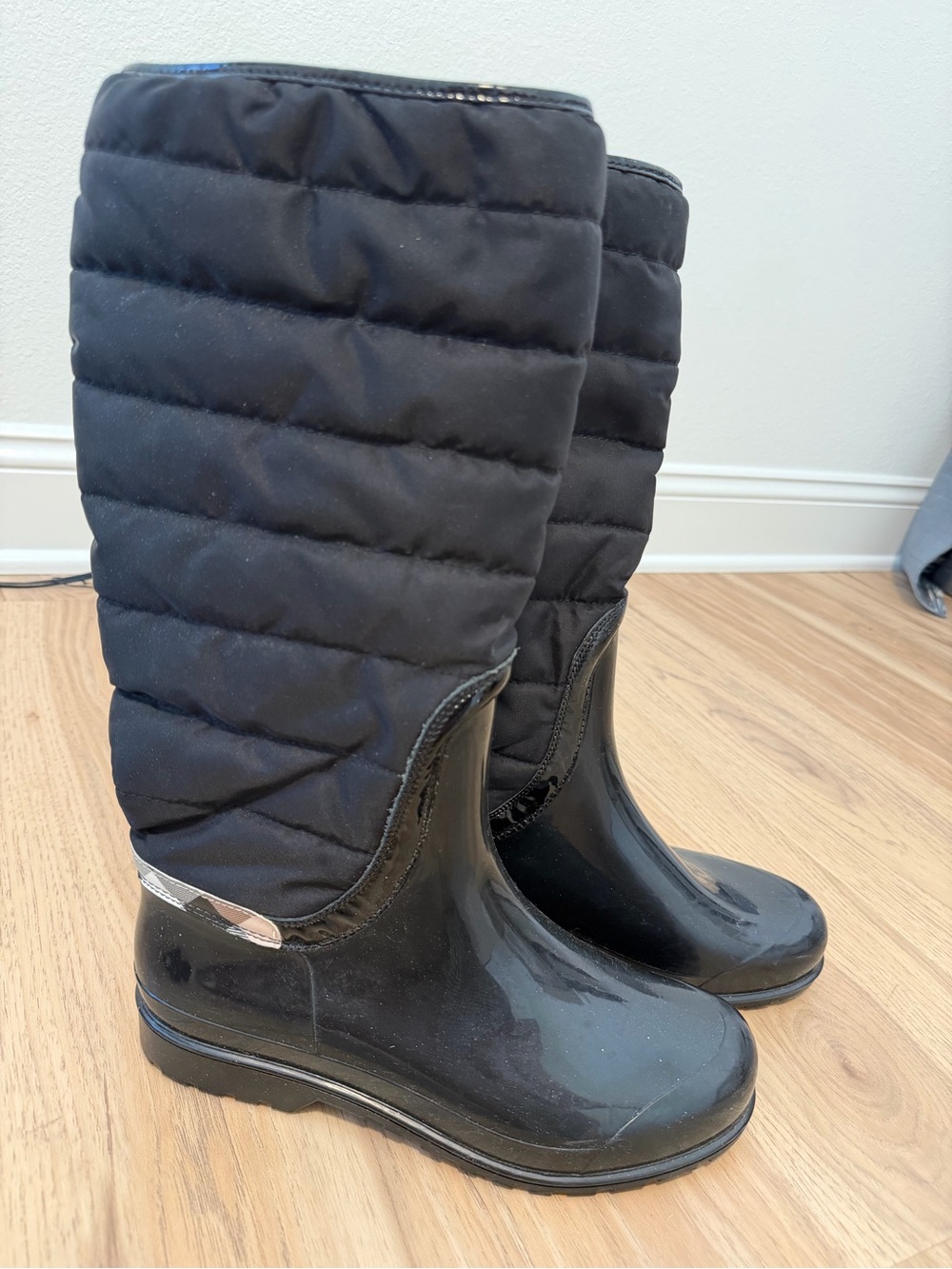 Burberry Lookalike Rain Boots for Women